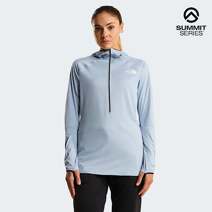 Womens Summit Direct Sun Hoodie TNF Frost Grey HERO