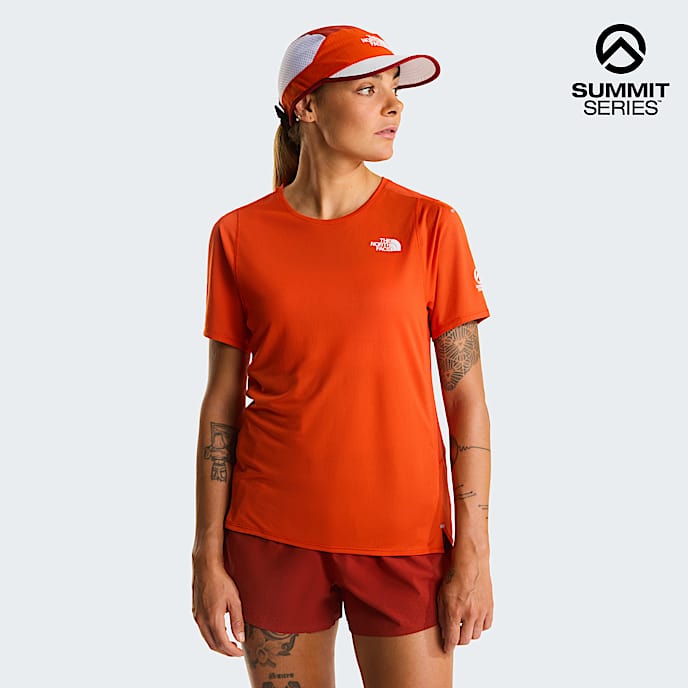 Summit High Trail TShirt fr Damen TNF Lava Red HERO