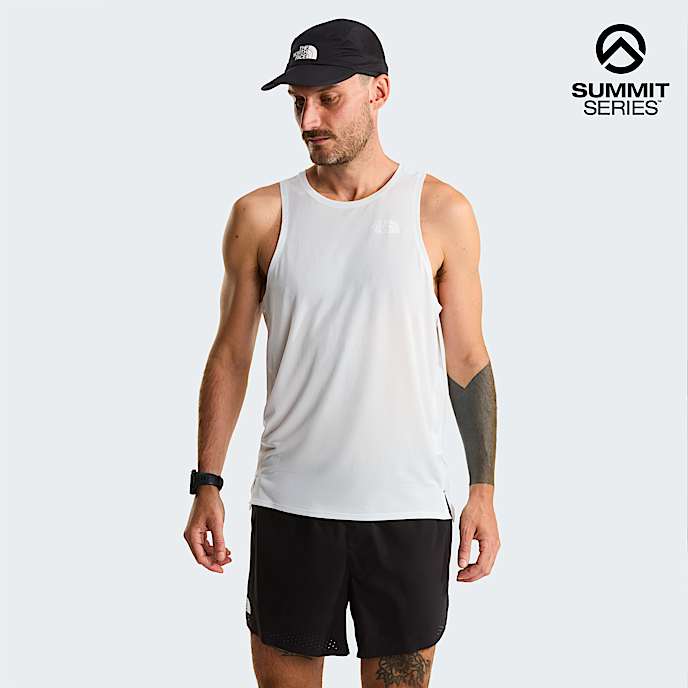 Canotta da corsa Summit High Trail da uomo TNF Pearl Stone HERO