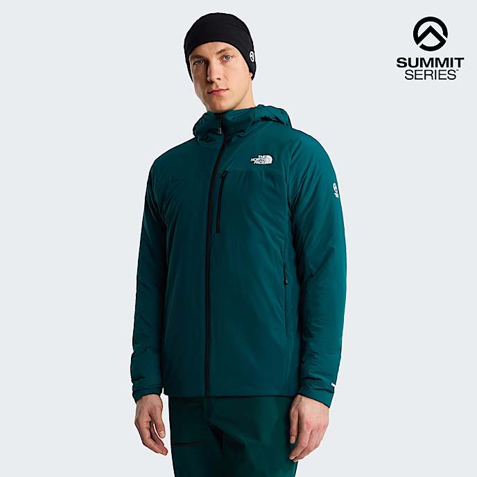 Mens Summit Casaval Hooded Jacket TNF Pacific Teal HERO