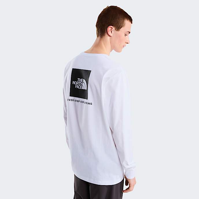 TShirt a maniche lunghe Evolution Box NSE Regular da uomo TNF TNF White HERO