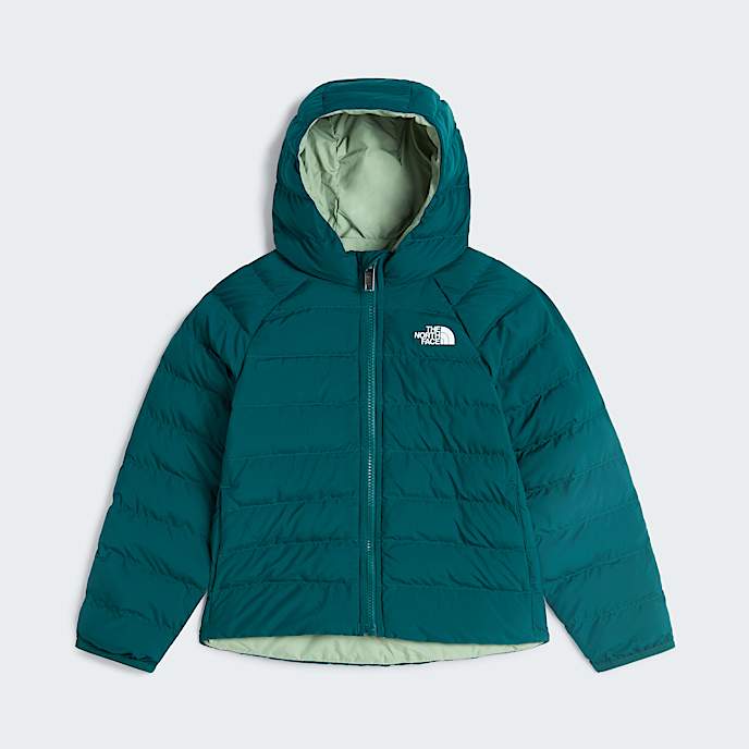 Kids Reversible Perrito Jacket TNF Pacific Teal HERO