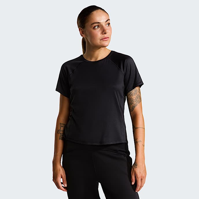 Damski Tshirt Jaida TNF TNF Black Dark Heather HERO
