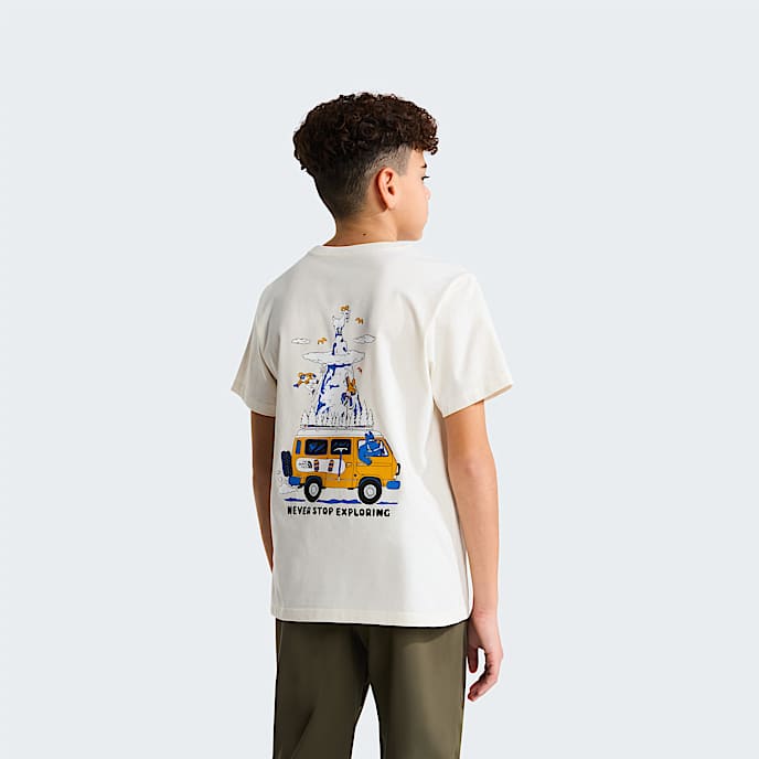 Tshirt com grfico Outdoor Regular para adolescente TNF White Dune HERO