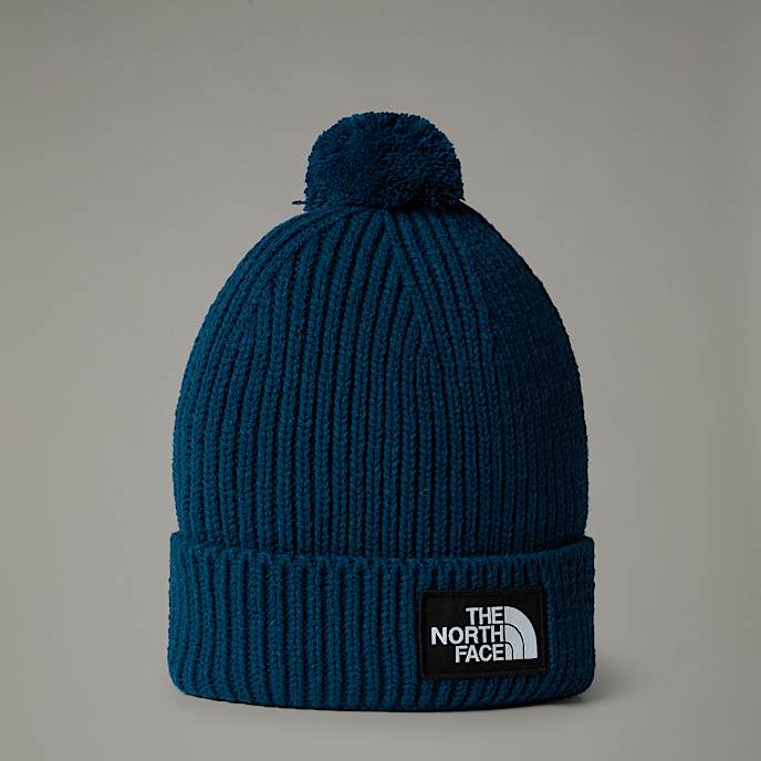 Gorro con pompón y logotipo de TNF - 1