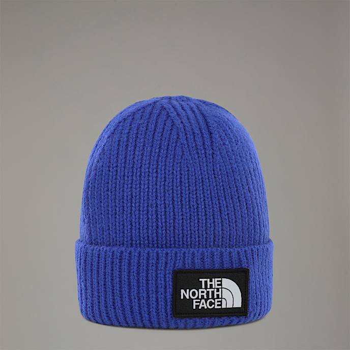 Gorro de punto elástico con borde y logotipo de TNF - 1