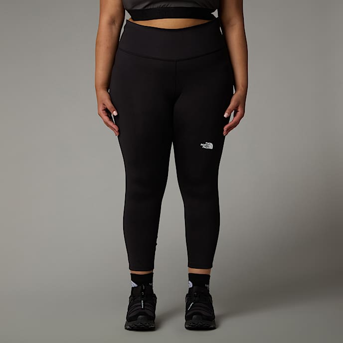Flex hochgeschnittene 7/8-lange Leggings in Übergröße für Damen - 1
