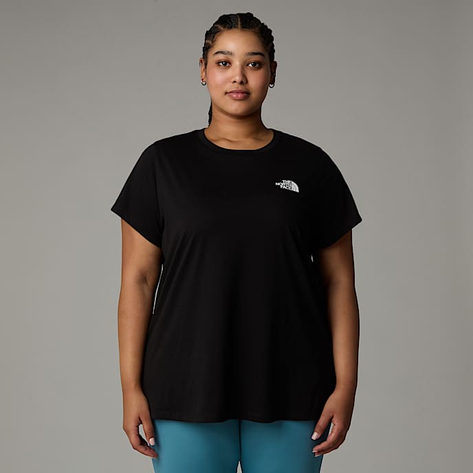 Women’s Plus Size Simple Dome T-Shirt - 1