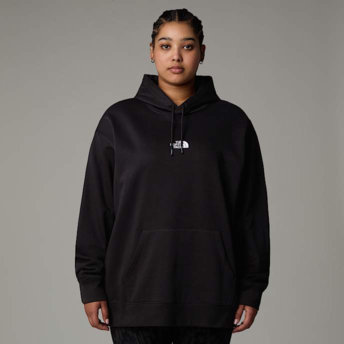 Women’s Plus Size Essential Relaxed Hoodie - 1