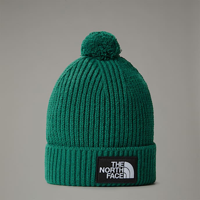 Bonnet à logo Box TNF et pompon - 1
