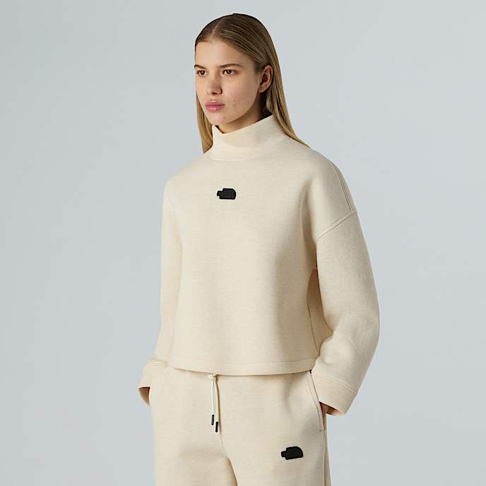 Sweatshirt mit Stehkragen für Damen