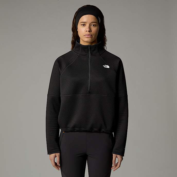 Women's Vertical Thermal 1/4 Zip Fleece - 1