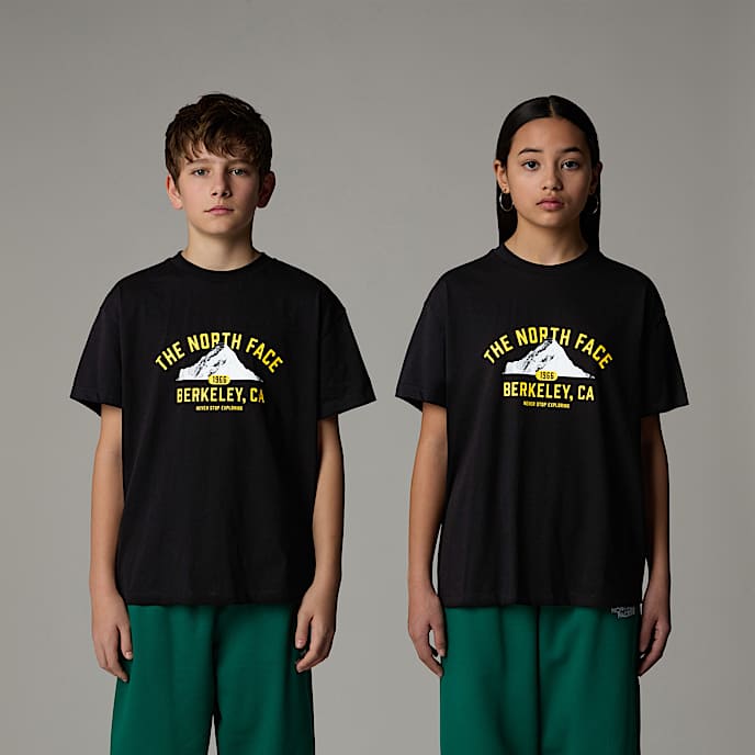 Oversized Varsity-T-shirt met print voor tieners - 1