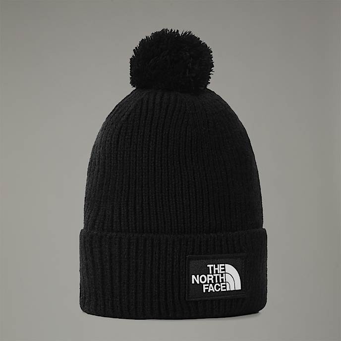 Bonnet à logo Box TNF et pompon - 1