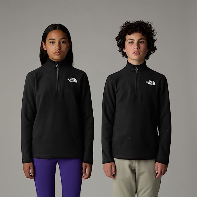 Polar com fecho de correr de 1/4 Glacier para adolescente - 1