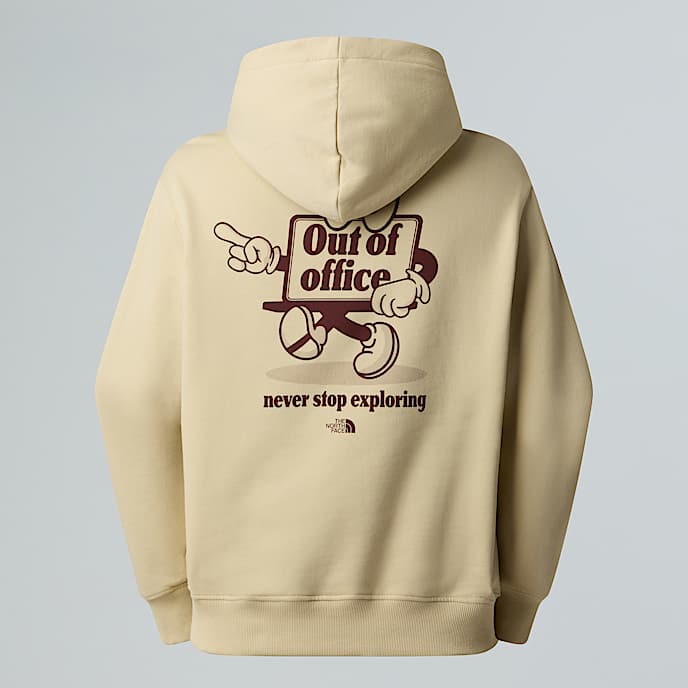 Unisex Cartoon Logo Relaxed Hoodie - 1