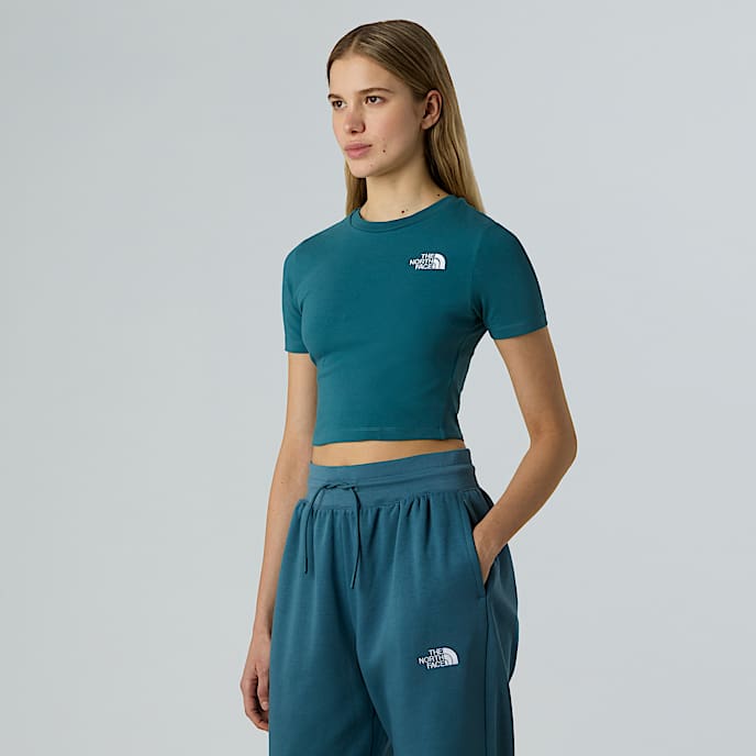 T-shirt corta in vita da donna - 1