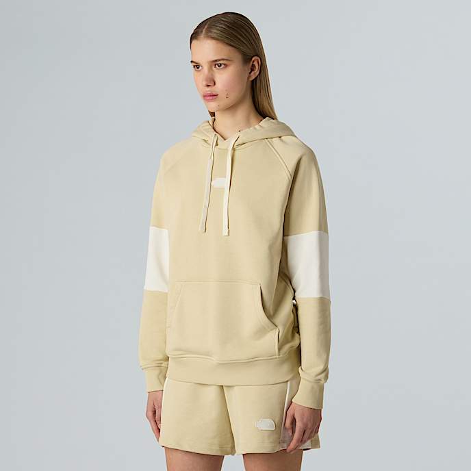 Terry relaxt geschnittener Kapuzenpulli für Damen - 1