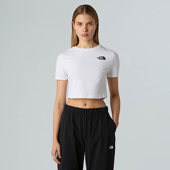T-shirt corta in vita da donna - 1
