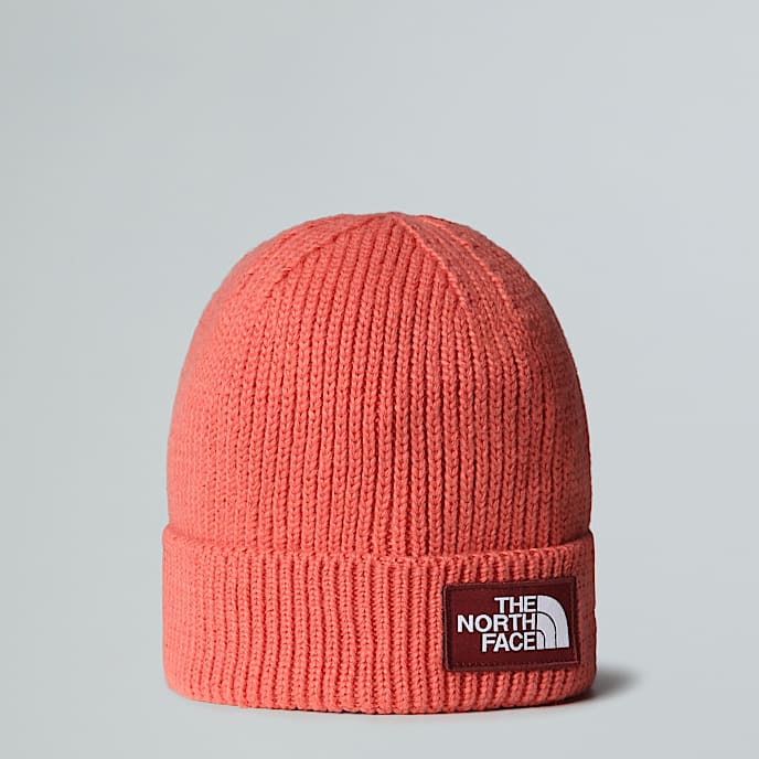 Berretto con risvolto e logo box TNF - 1