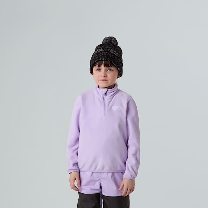 Pile Glacier con cerniera a 1/4 da bambini - 1