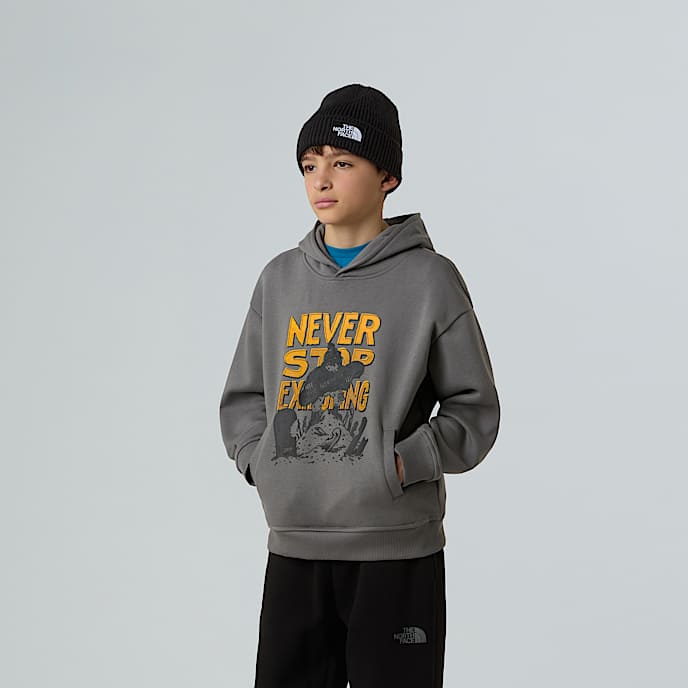 Boys' Sports Oversized Graphic Hoodie - 1