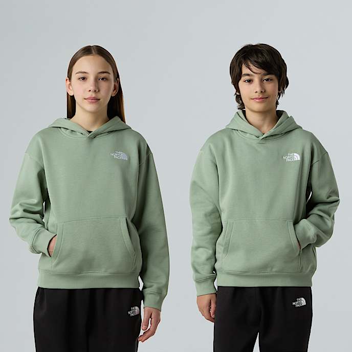 Felpa oversize con cappuccio Essential per ragazzi - 1