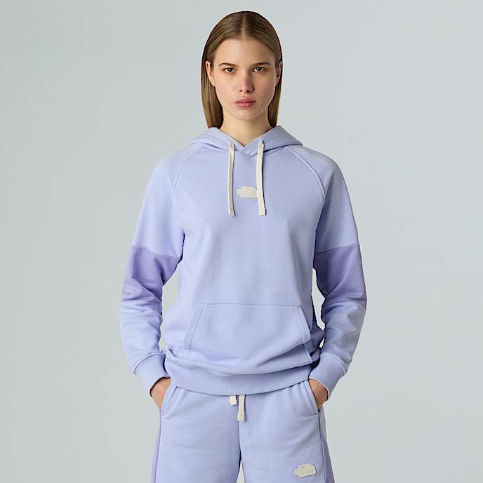 Sudadera con capucha holgada en tejido terry para mujer - 1