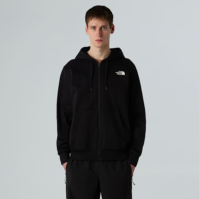 Sudadera con capucha y cremallera integral Simple Dome para hombre - 1