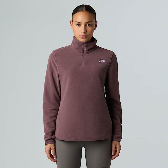 Forro polar con cremallera de 1/4 Glacier para mujer - 1
