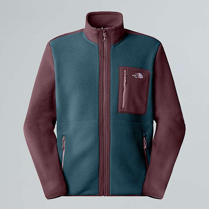 Yumiori Fleecejacke mit durchgehendem RV für Herren - 1