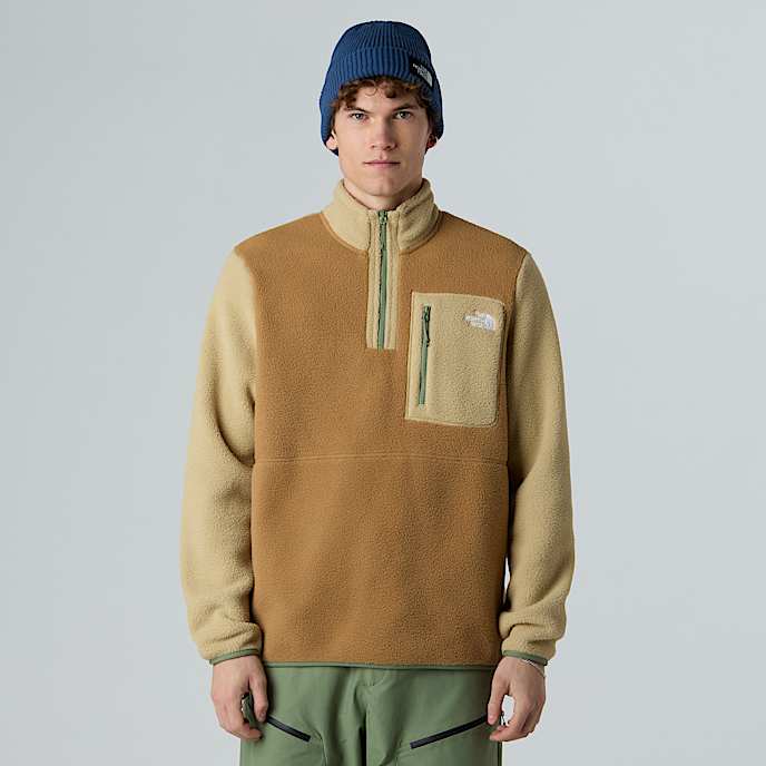Yumiori Fleecejacke mit 1/4-langem RV für Herren - 1