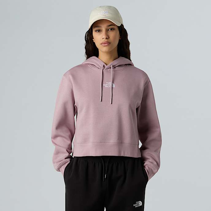 Essential kurzgeschnittener Kapuzenpulli für Damen - 1