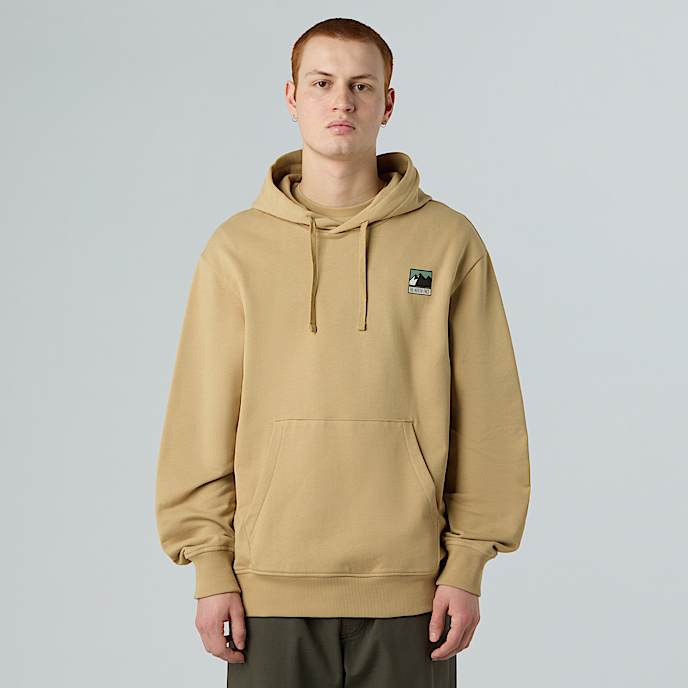 Mountain Logo relaxt geschnittener Kapuzenpulli für Herren - 1