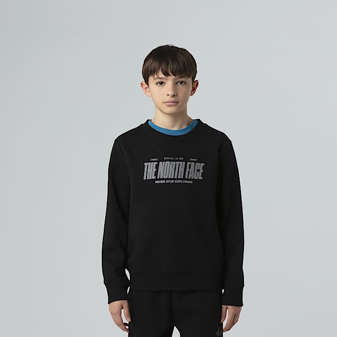 Sudadera holgada con logotipo reflectante para niño - 1