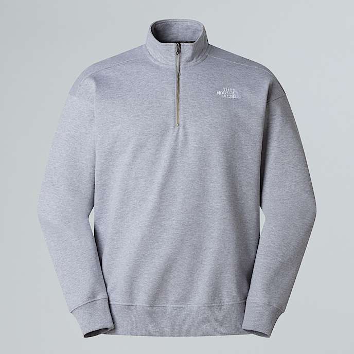 Sweatshirt mit 1/4-langem RV in Oversize und Unisex - 1