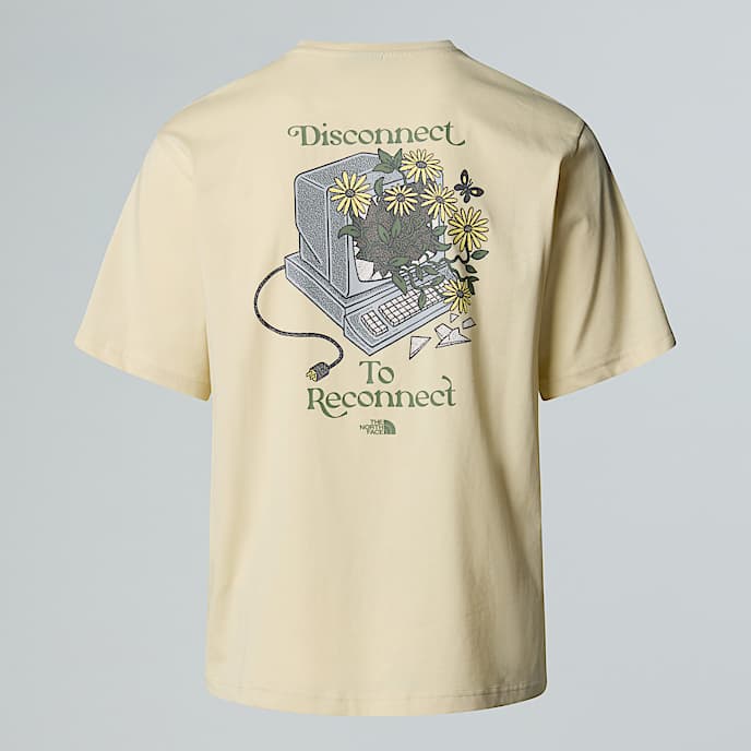 Camiseta holgada con estampado gráfico Connect unisex - 1