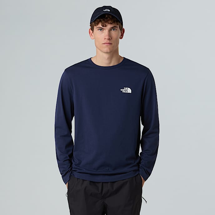T-shirt a maniche lunghe Simple Dome da uomo - 1