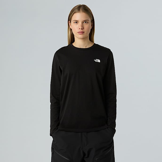 Long-Sleeve Simple Dome T-Shirt W - 1