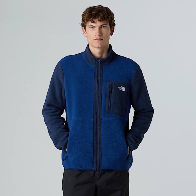 Yumiori Fleecejacke mit durchgehendem RV für Herren - 1