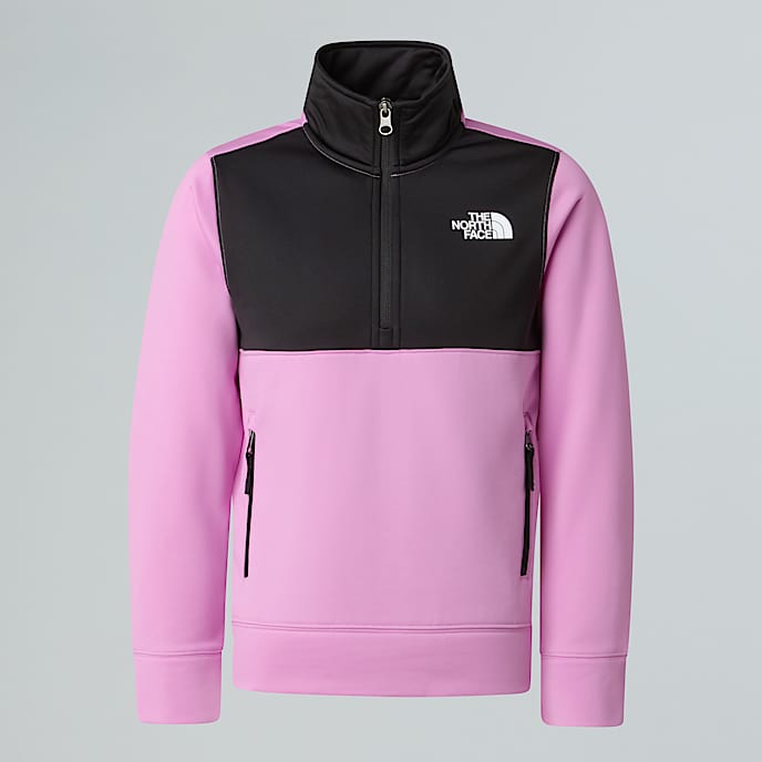 Sweatshirt met kwartrits voor tieners - 1