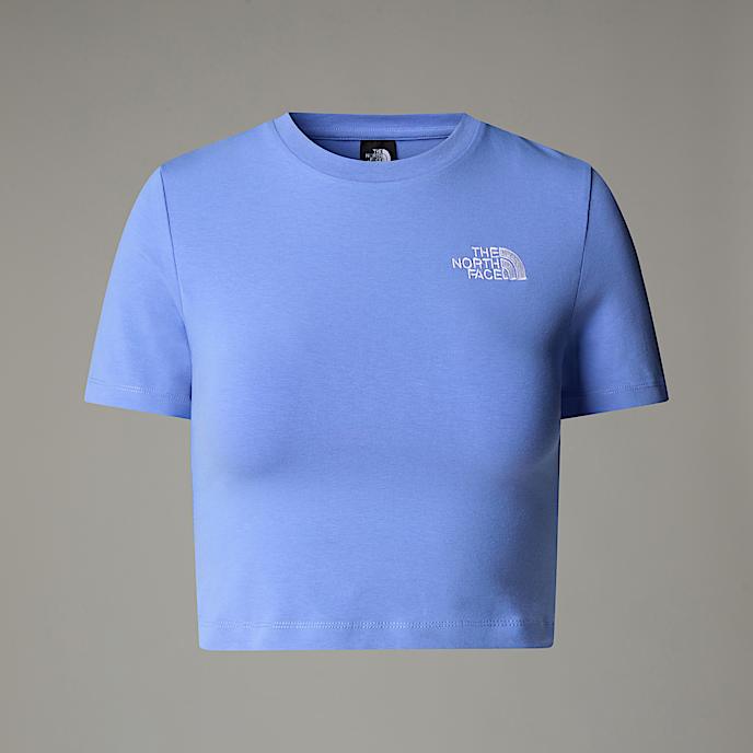 Kurzgeschnittenes T-Shirt für Damen - 1