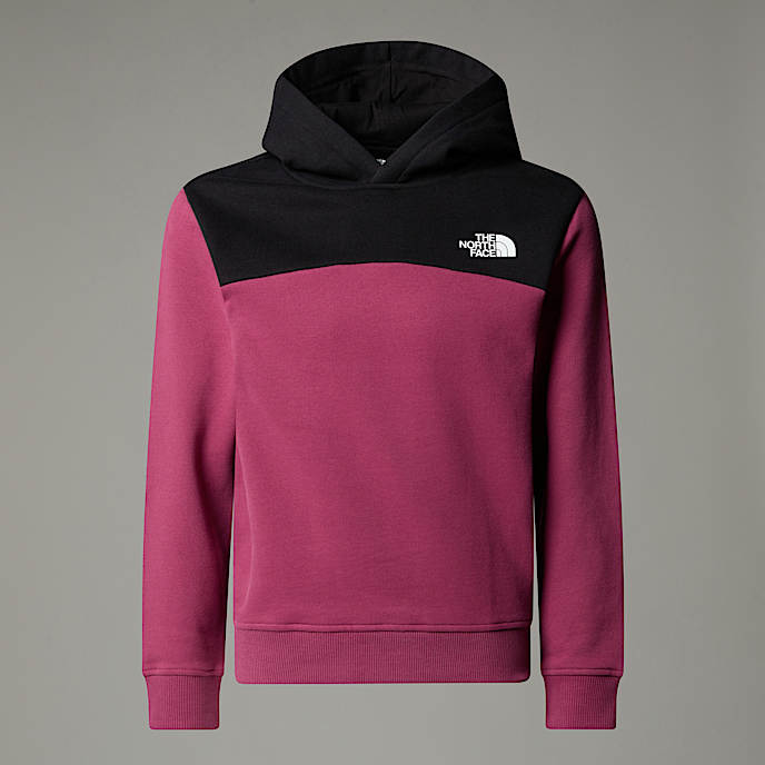 Back Logo Kapuzenpulli in relaxter Passform für Mädchen - 1