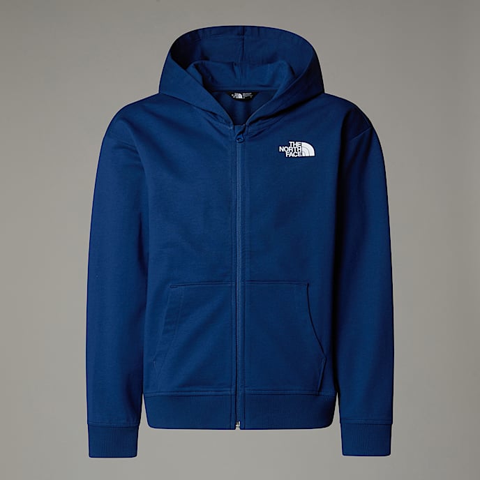 Light Kapuzenpulli mit durchgehendem RV in Oversize für Mädchen - 1