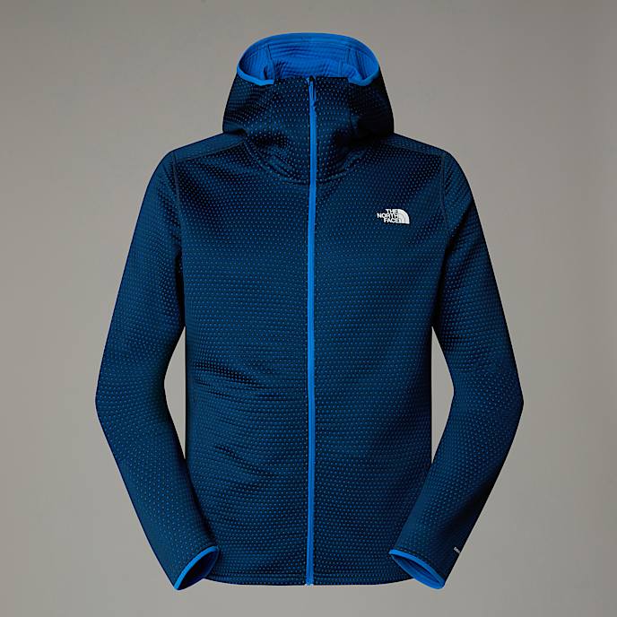 Men's Vertical Thermal Full-Zip Hooded Jacket - 1