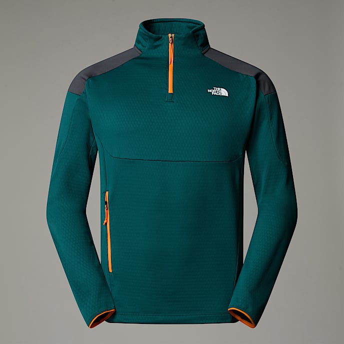 Kikash sweatshirt med kvart lynlås til herrer - 1