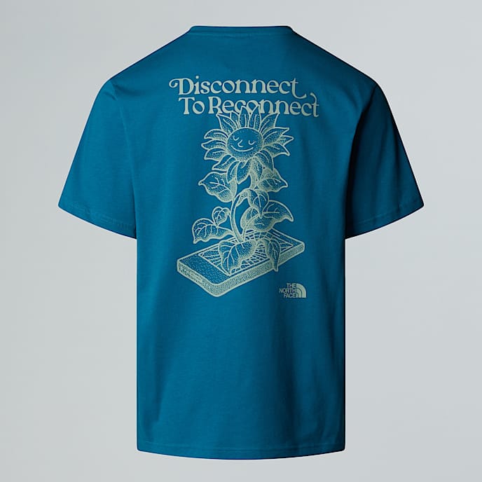 Camiseta holgada con estampado gráfico Connect unisex - 1