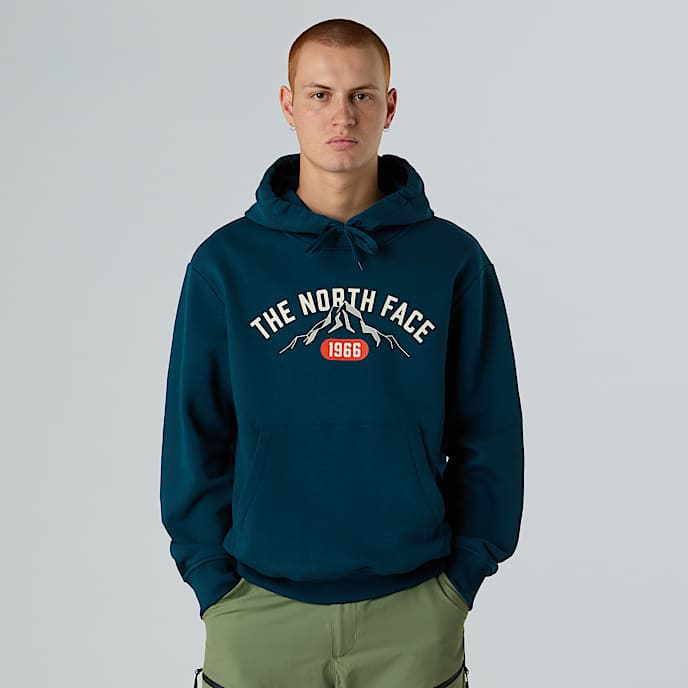 Felpa con cappuccio Varsity con grafica da uomo - 1