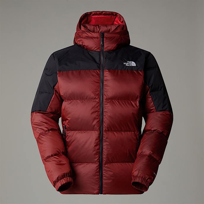 Red north face coat discount