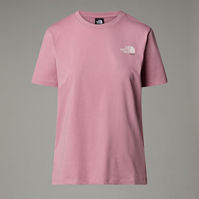 North face pink t shirt store